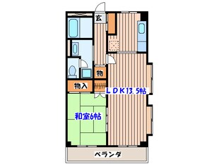 広瀬ハウスの物件間取画像